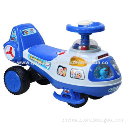 2014 hot model new Ride on fashion-design baby slide ride-on car with music and light